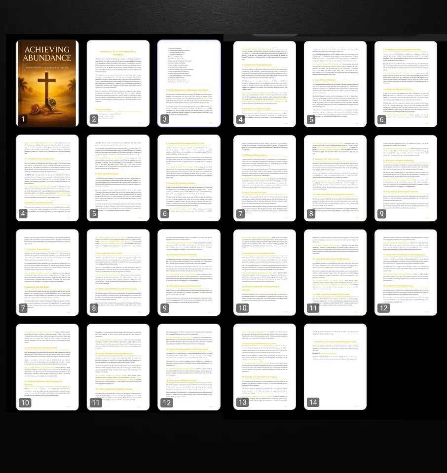 Achieving Abundance: Digital Guide Cross Isle